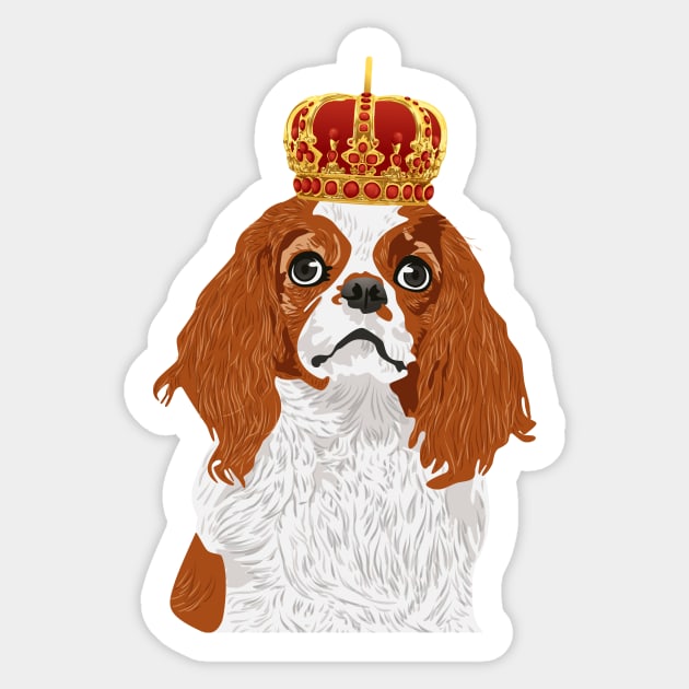 Cavalier King Charles Spaniel for Dog Lovers Sticker by riin92